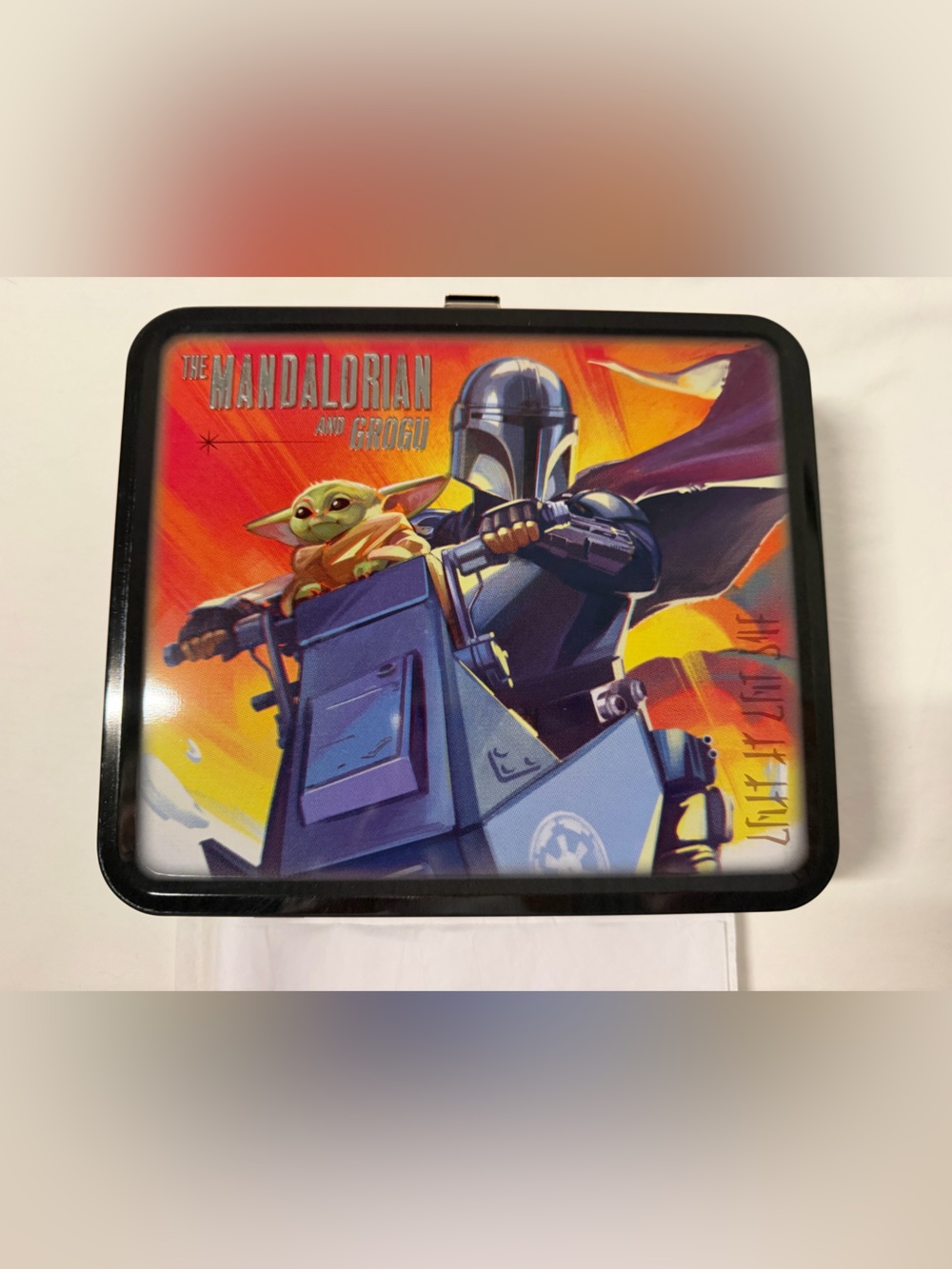 Bath & Body Works Black Mandalorian and Grogu Lunch Box